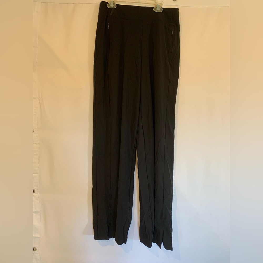Athleta Black High-Rise Split Hem Pant 8T